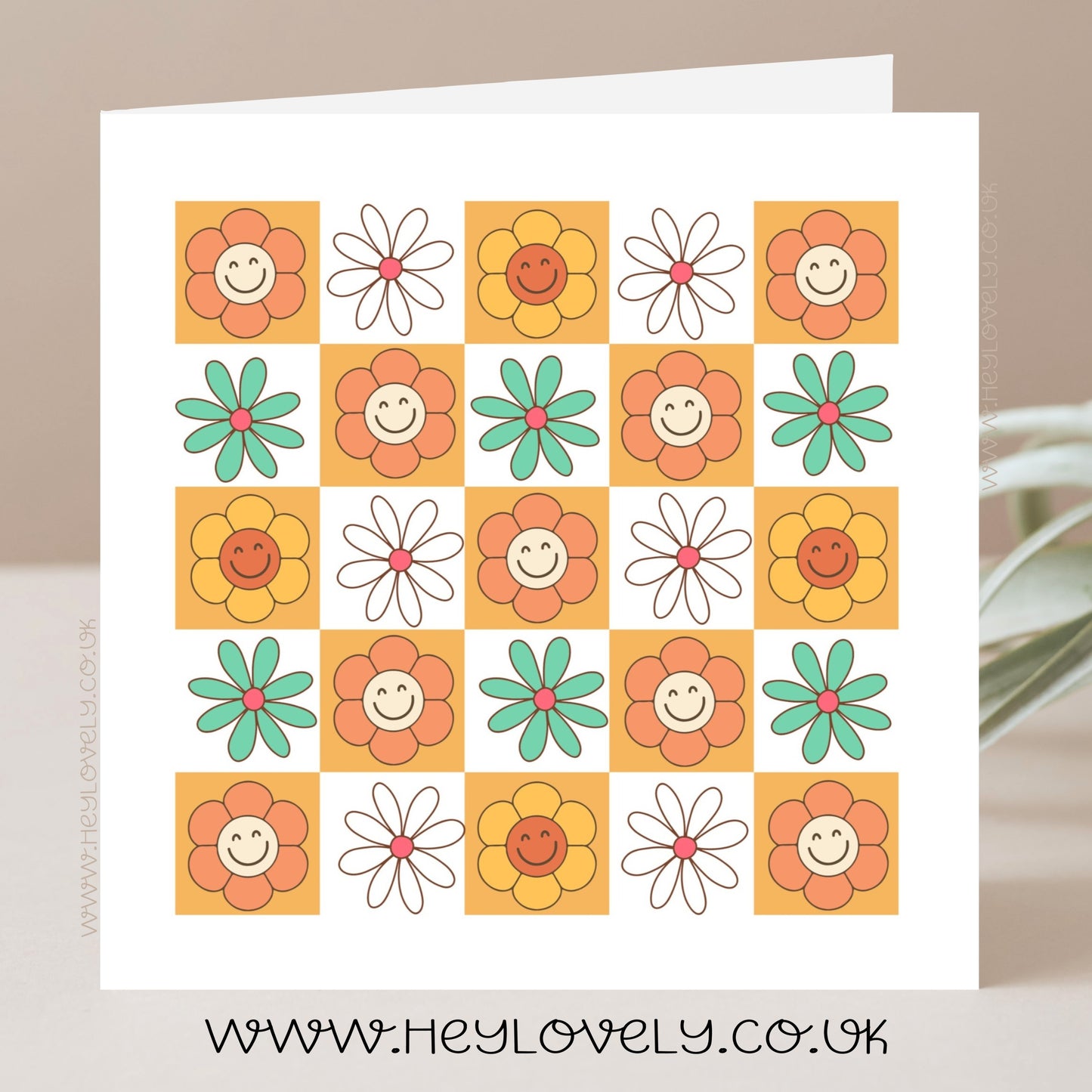 Daisy flowers card