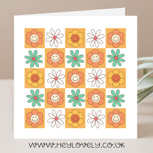 Daisy flowers card