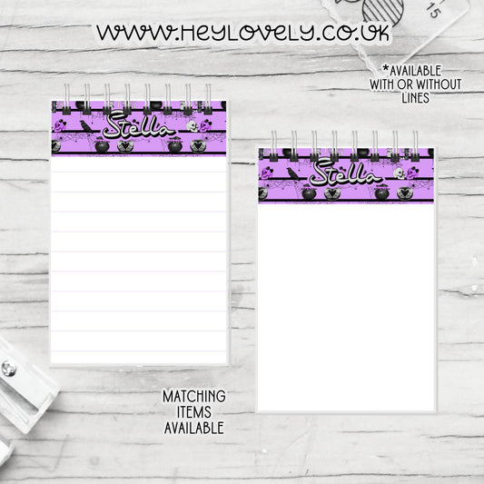 A6 or A5  Wire Bound Notepad * Set 18