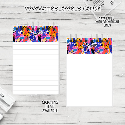 A6 or A5  Wire Bound Notepad* Set 22