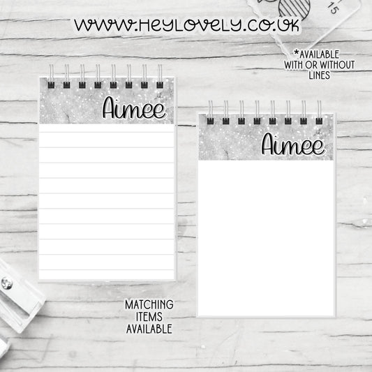A6 or A5  Wire Bound Notepad * Set 27