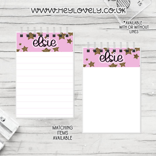 A6 or A5  Wire Bound Notepad * Set 29