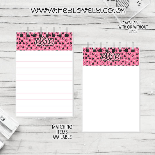 A6 or A5  Wire Bound Notepad * Set 30