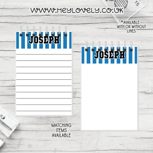 A6 or A5 Wire Bound Notepad * Set 34