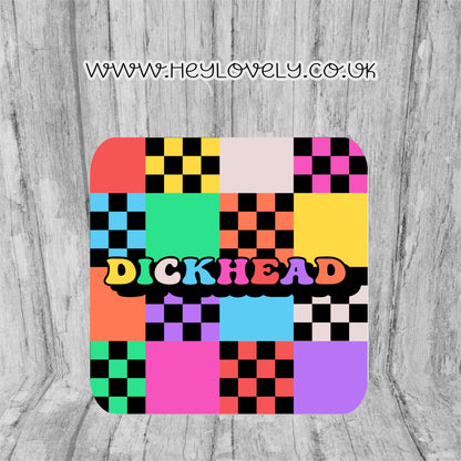 Sweary Mug Bright Squares Design