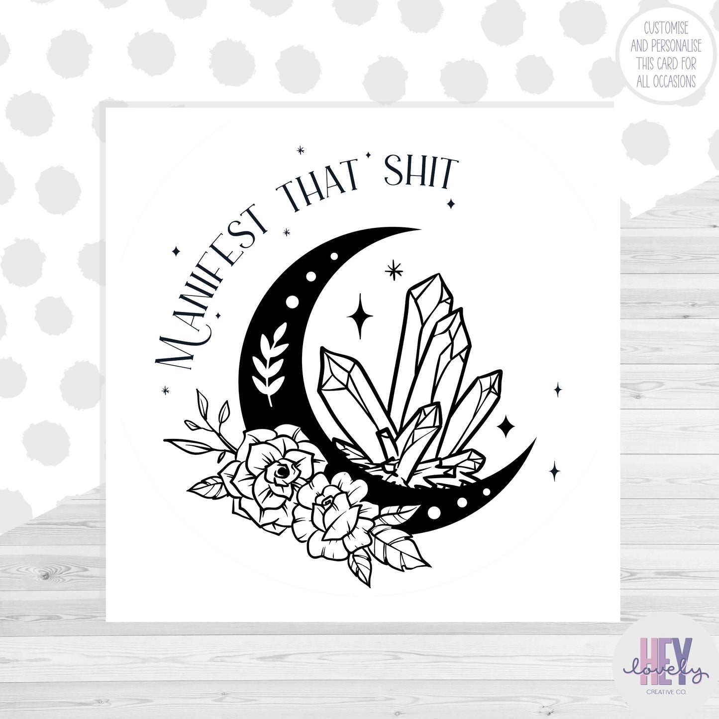 Manifest that sh*t card
