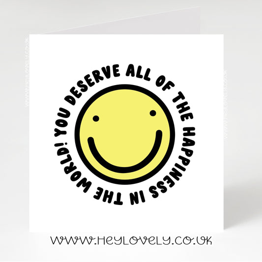 All the happiness card